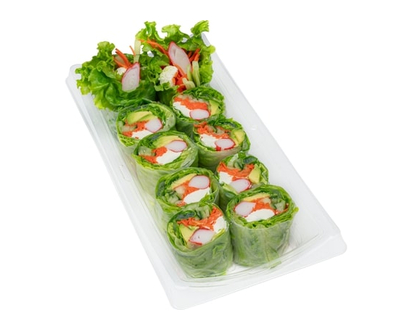 Cream Cheese Wrap - Imitation Crab 10pc (Available after 11am) - 241.0 G