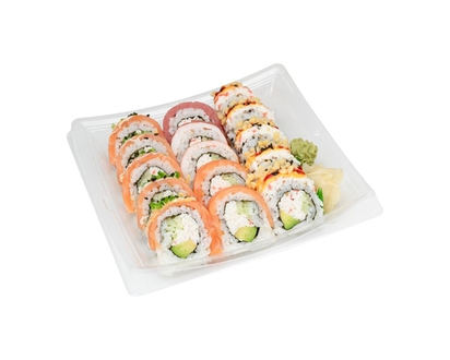 Zenshi Chef Sampler A#4 (Chili, Rainbow, Crunchy Dragon) 15pc (Available after 11am) - 411.0 G