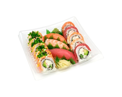 Zenshi Chef Sampler A#6 (Chili, Nigiri, Rainbow) 13pc (Available after 11am) - 380.0 G