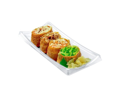 Inari w/ Calamari, Imitation Crab, Seaweed Salad, Shrimp 4pc (Available after 11am) - 289.0 G