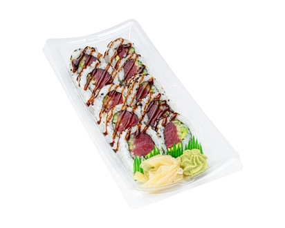Advanced Fresh Concepts Yuzu Teriyaki Tuna Roll 10pc (Available after 11am) - 215.0 G