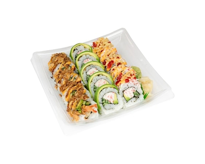 Zenshi Chef Sampler A#11 (Crunchy Shrimp, Dragon, Crunchy Dragon) 15pc (Available after 11am) - 400.0 G