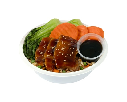 Pork Char siu Bowl - Fried Rice (Available after 11am) - 411.0 G