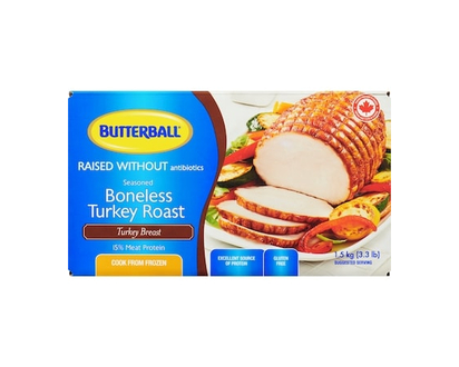 Butterball Boneless Turkey Breast Roast, Frozen - 1.5 KG