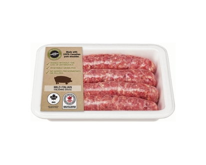 Fortinos A & H Free Sausages, Mild Tray Pack