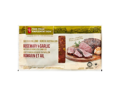 President's Choice Free From Rosemary and Garlic Australian Lamb
