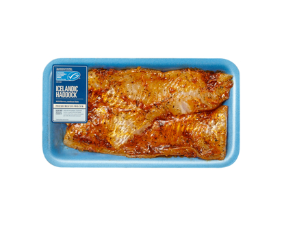 Marinated Haddock Fillets, Tray Pack