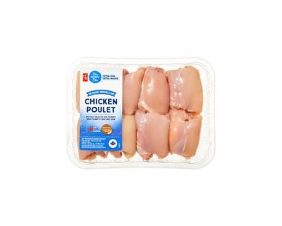 PC Blue Menu Extra Lean Boneless Skinless Chicken Thighs - 1.0 EA