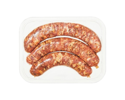 Fresh Pork Sun Dried Tomato Basil Sausage, Made Fresh In Store