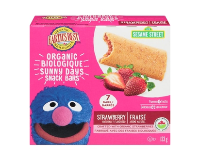 Earth's Best Organic Strawberry Sunny Days Snack Bars - 133 G