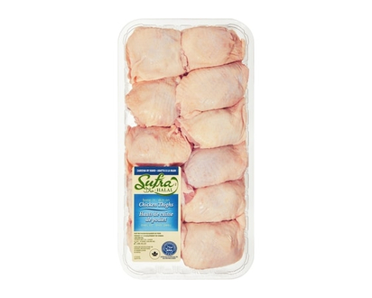 Sufra Halal Bone in Skin on Chicken Thighs - 1.54 KG