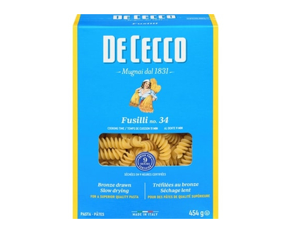 De Cecco Pâtes Fusilli No. 34 - 454 G