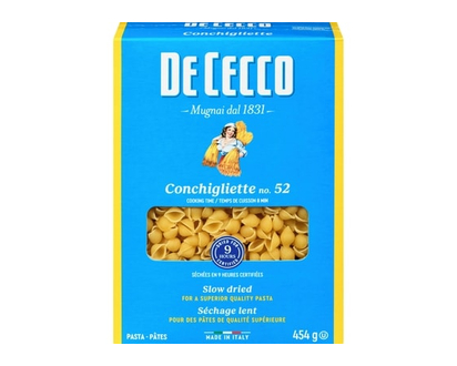 De Cecco Pasta Conchigliette No. 52 - 454.0 G