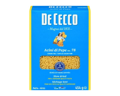 De Cecco Pasta Acini di Pepe No. 78 - 454.0 G