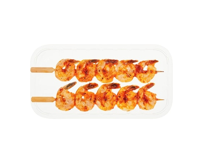 Marinated Shrimp Skewer, Previously Frozen - 55.0 G