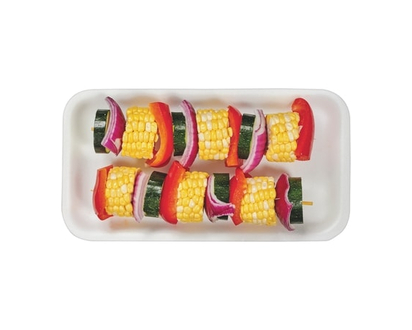 Corn Pepper Zucchini Red Pepper Kebab, 2 pack - 376.0 G