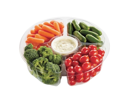 Veggie Platter, Small (Broccoli, Carrots, Mini Cucumbers, & Grape Tomatoes) - 818.0 G
