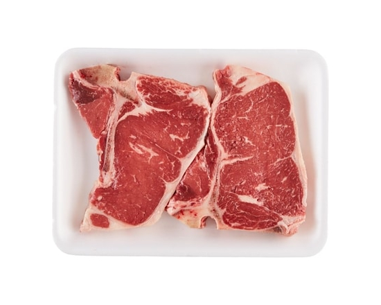Bifteck d'aloyau de bœuf format club