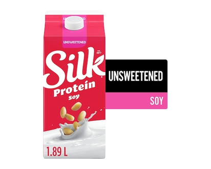 Silk Soya Organic Soy Beverage, Unsweetened Original, Dairy-Free - 1 L