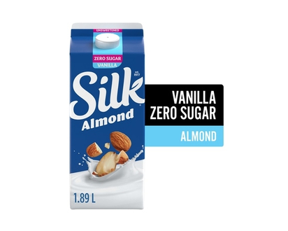 Silk Almond Milk Alternative, Unsweetened Vanilla, Dairy Free - 1.89 L