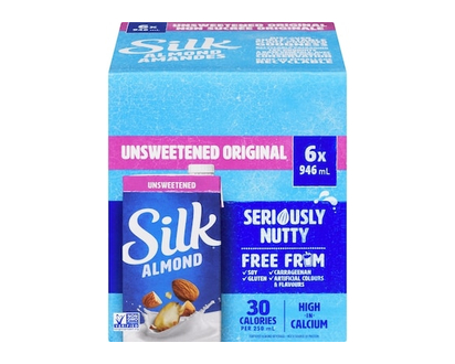 Silk Boisson aux amandes SILK, non sucrée, sans produits laitiers - 946.0 ML