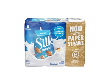 Silk Almond Beverage, Vanilla Flavour, Dairy-Free - 236.0 ML