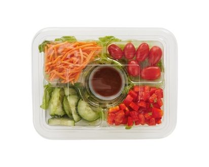 Garden Vegetable Salad with Romaine & Oil - 298.0 G