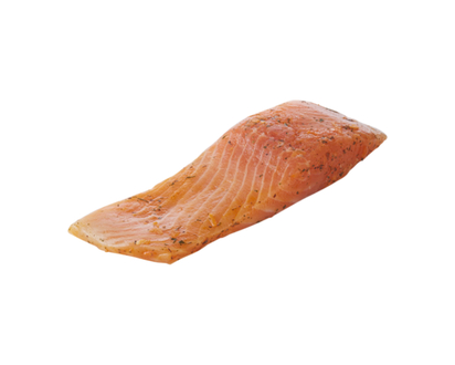 Fresh Atlantic Salmon Fillets, Skin On, Marinated, Packaged