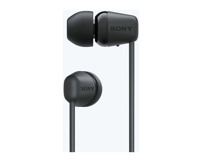 Sony WIC100/B Wireless In-Ear Headphone - Black - 1 EA