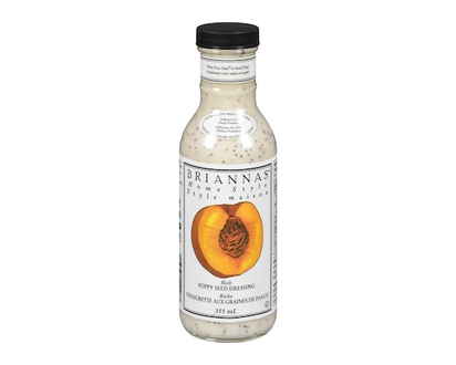 Briannas Salad Dressing, Rich Poppy Seed - 355.0 ML