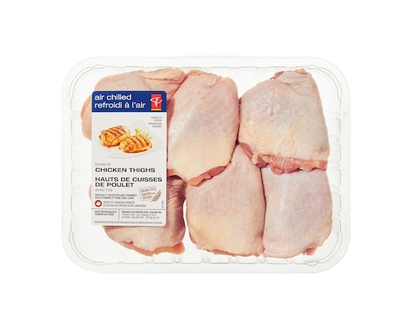 President's Choice Bone in Chicken Thighs - 870.0 G