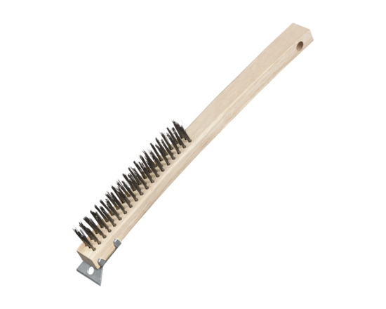 Wire Brush with Scraper - 1.0 EA