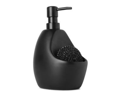 Umbra Joey Pump With Scrubby 20 Oz Black - 1.0 EA
