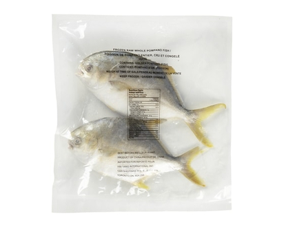 Golden Pompano Fish, Frozen