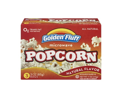 Altra Food Golden Fluff Microwave Popcorn - 298.0 G
