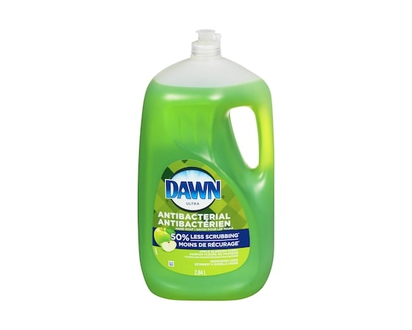 Dawn Ultra Dish Soap, Dishwashing Liquid, Washes Away Bacteria Apple Blossom - 2.64 L
