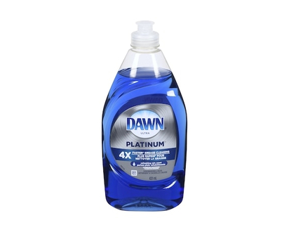Dawn Platinum Dishwashing Liquid Dish Soap, Refreshing Rain Scent - 431.0 ML