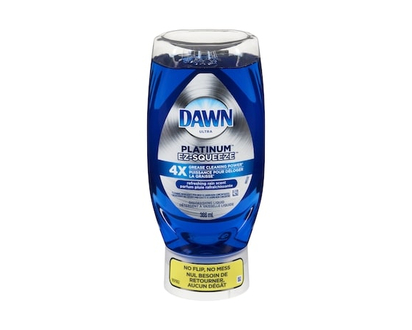 Dawn Platinum EZ-Squeeze Dish Soap, Dishwashing Liquid, Refreshing Rain - 366.0 ML