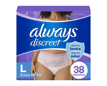 Always Discreet Underwear Large, 38-pack - 38.0 EA