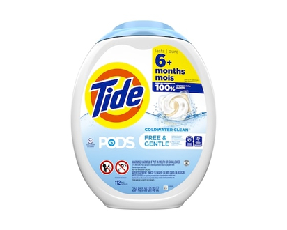 Tide Détergent pods Free & Gentle, 112 pacs - 112.0 EA