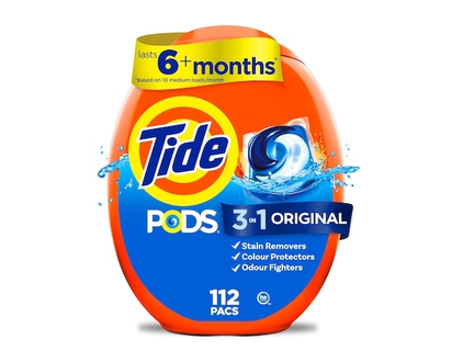 Tide Détergent à lessive Tide Pods, parfum Original, 112 capsules - 112.0 EA