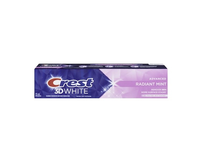 Crest 3D White Toothpaste, Radiant Mint - 135.0 ML