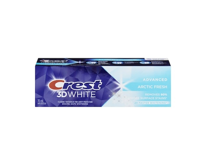 Crest 3D Whitening Toothpaste, Advanced Artic Fresh, 2X Faster Whitening - 70.0 ML