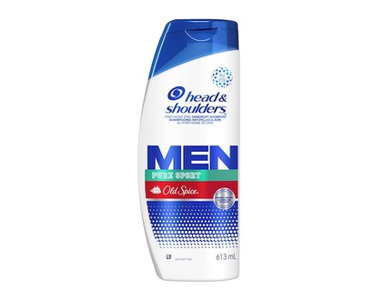 Head & Shoulders Mens Dandruff Shampoo, Pure Sport - 613.0 ML