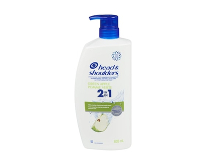 Head & Shoulders Green Apple 2-in-1 Shampoo + Conditioner - 835.0 ML