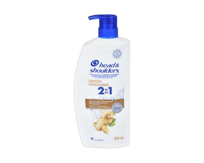 Head & Shoulders Ginger 2-in-1 Shampoo + Conditioner - 835.0 ML