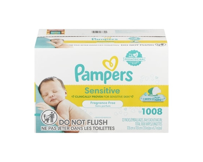 Sensitive Baby Wipes, 1008 Total Wipes - 1008.0 EA