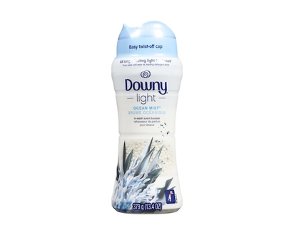 Downy Light Laundry Scent Booster Beads for Washer, Ocean Mist, with No Heavy Perfumes - 379.0 G