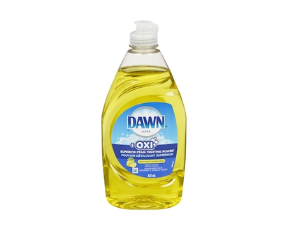 Dawn Ultra Oxi Dish Soap, Dishwashing Liquid, Lemon Scent - 431.0 ML
