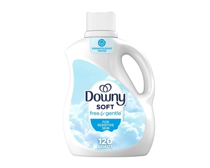 Downy Ultra Free & Gentle Laundry Liquid Fabric Softener (Fabric Conditioner), 120 Loads, Hypoallergenic - 2.63 L